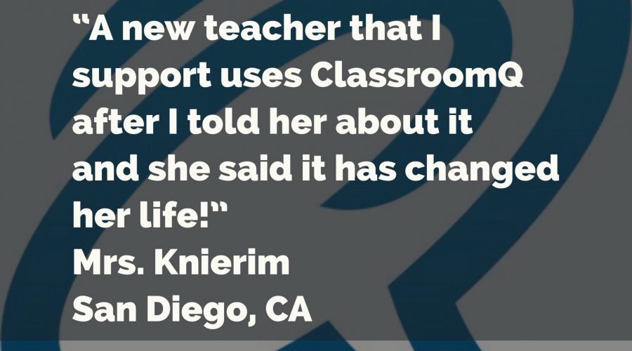 Teacher Testimonial!